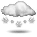 сильный снегопад